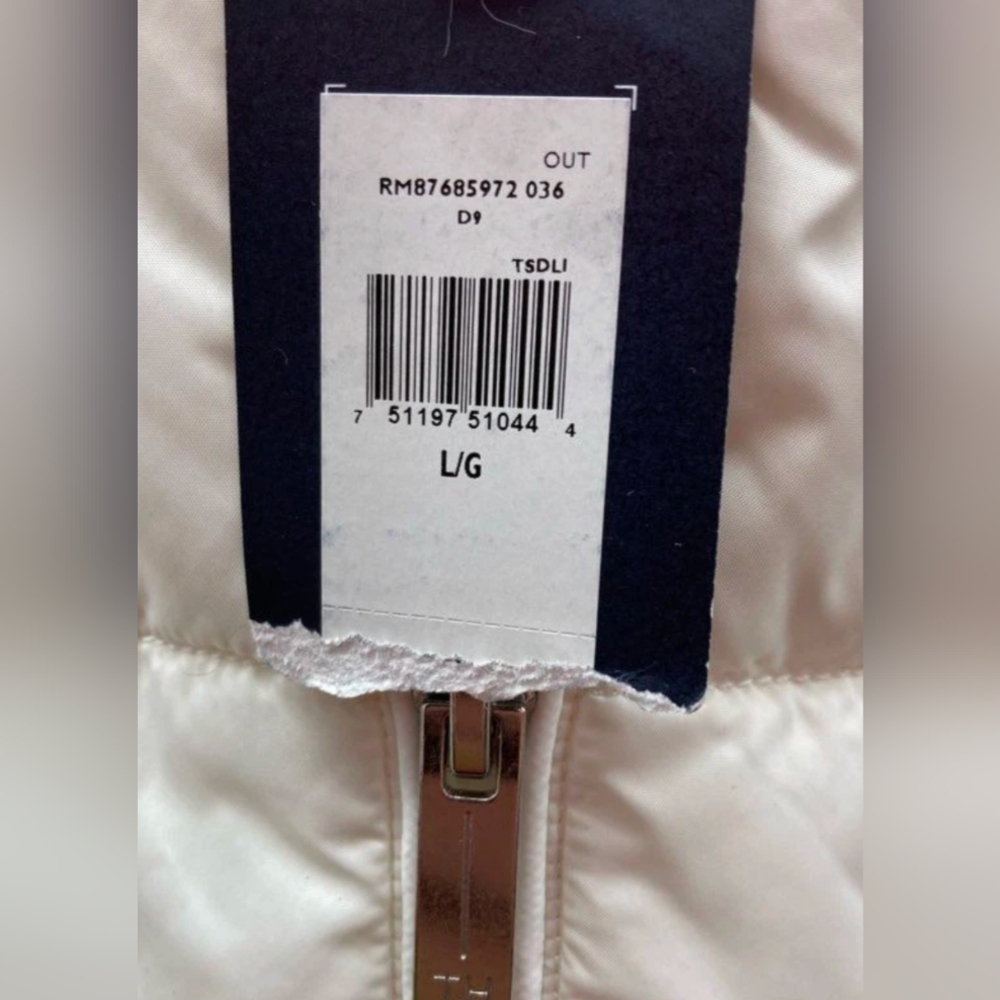 Tommy Hilfiger Women's Hooded Long Sleeve Puffer Jacket Size L NWT MSRP $139.99 - Picture 6 of 7